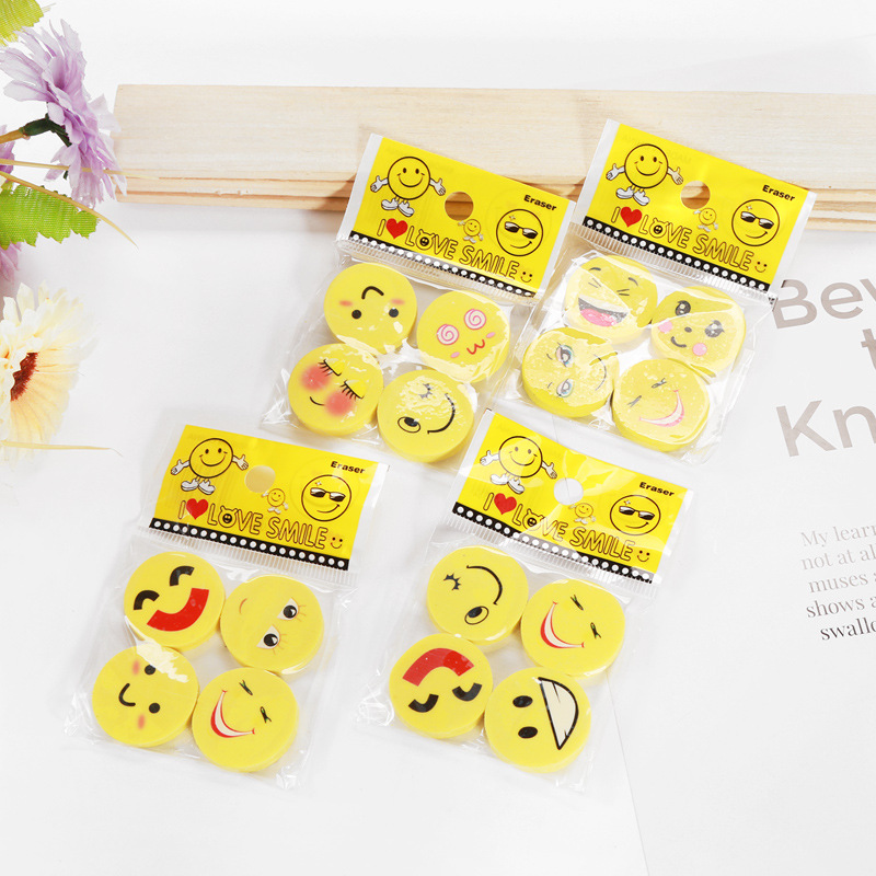 8 Cục Gôm tẩy cute hình mặt cười