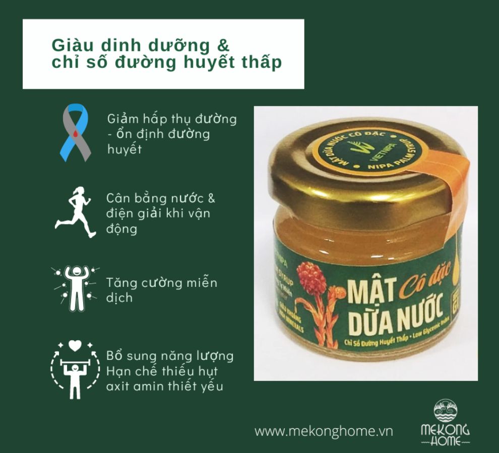 Mật Dừa Nước Vietnipa - CÔ ĐẶC - 25g