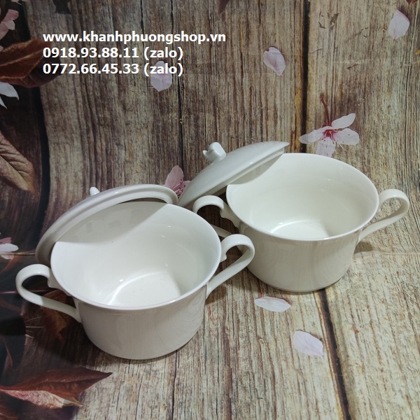 thố súp Anh Vũ sứ Minh Long - thố súp sứ Minh Long