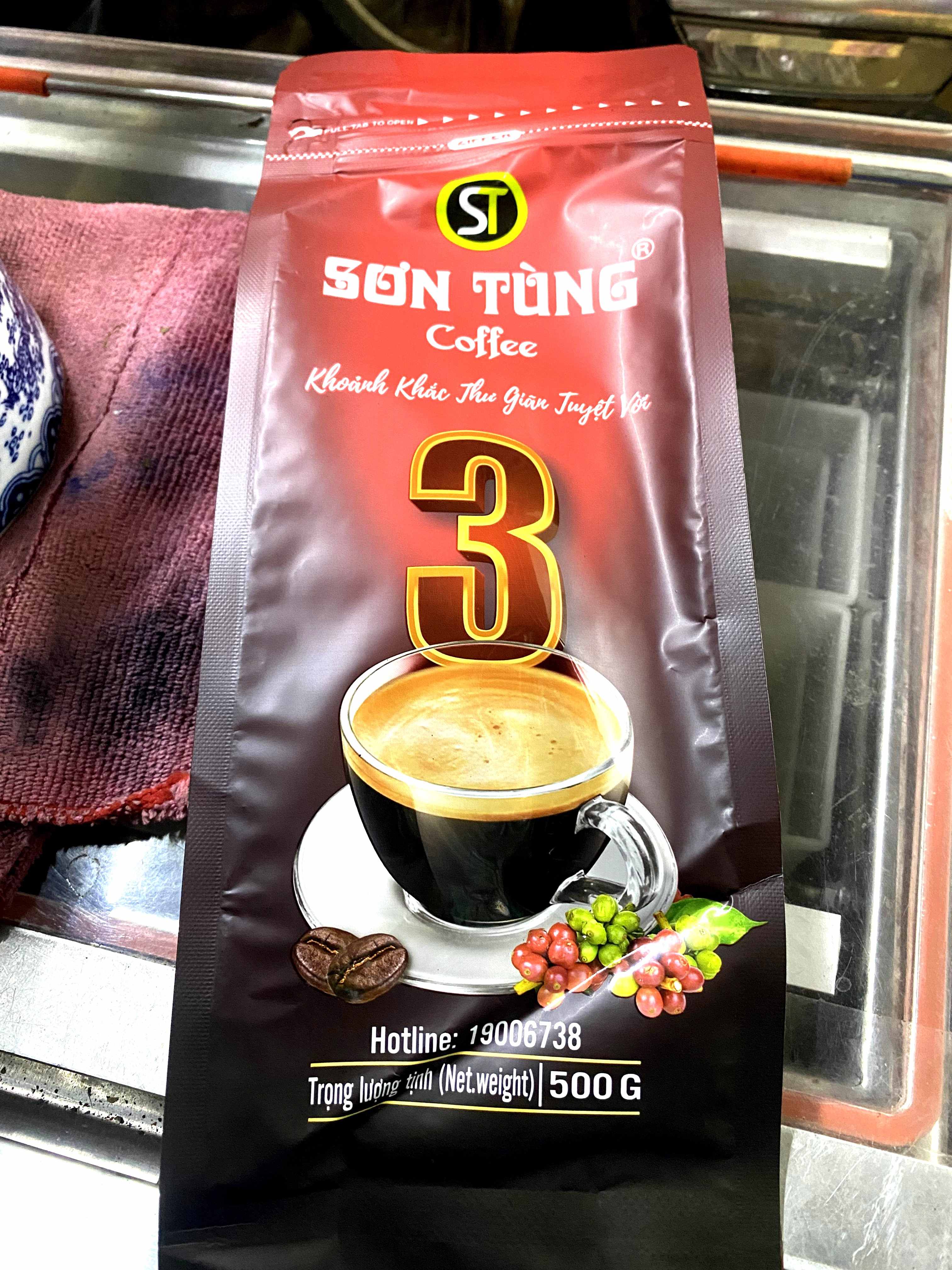 CÀ PHÊ XAY SƠN TÙNG SỐ 1.2.3.4 500gr