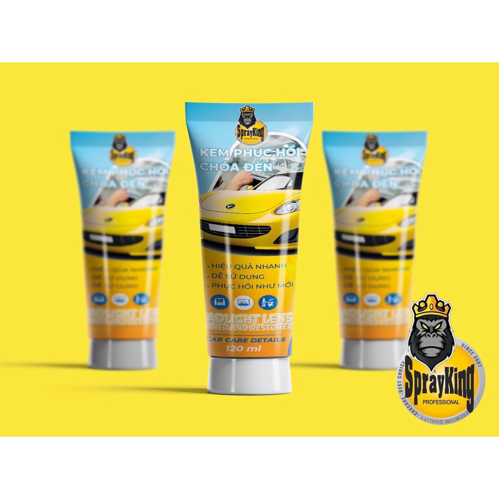 Kem phục hồi chóa đèn sprayking