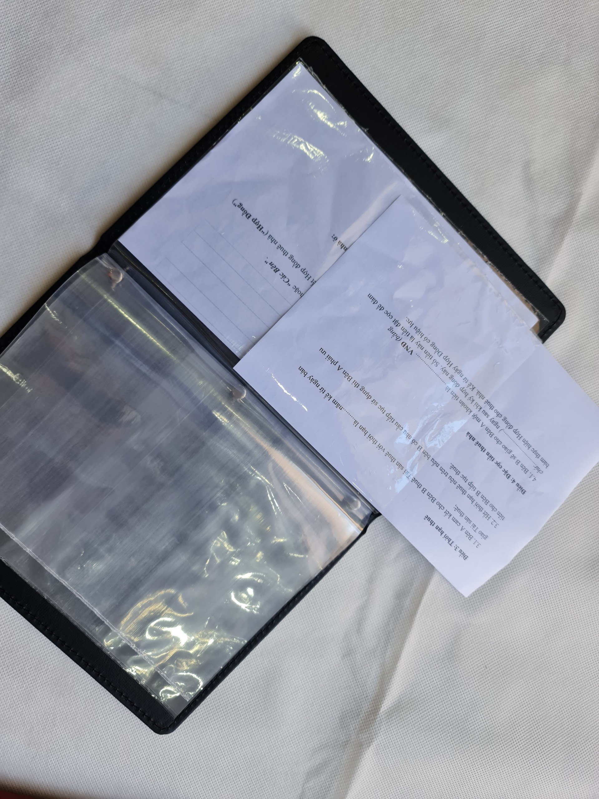 BÌA MENU DA 10 và 20 LÁ CAO CẤP A5 TH (17x23cm) quyển menu