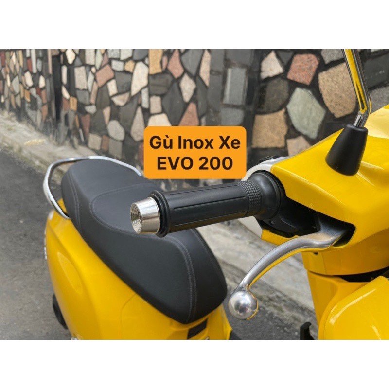 Gù tay lái inox xe vinfast evo 200