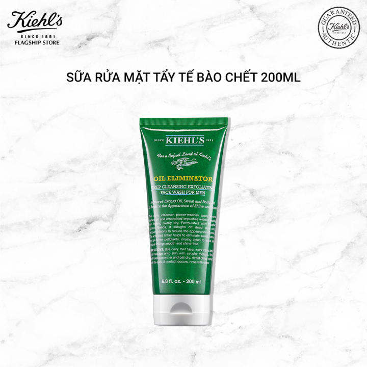 Sữa Rửa Mặt Tẩy Tế Bào Chết Kiehl’s Men’s Oil Eliminator Deep Cleansing Exfoliating Face Wash 200ml
