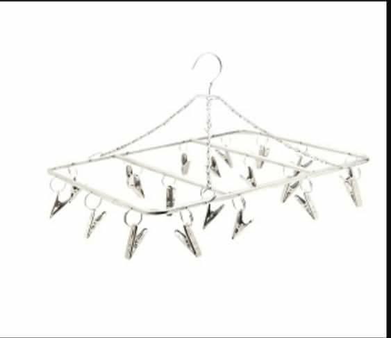 Móc dù inox 28 kẹp