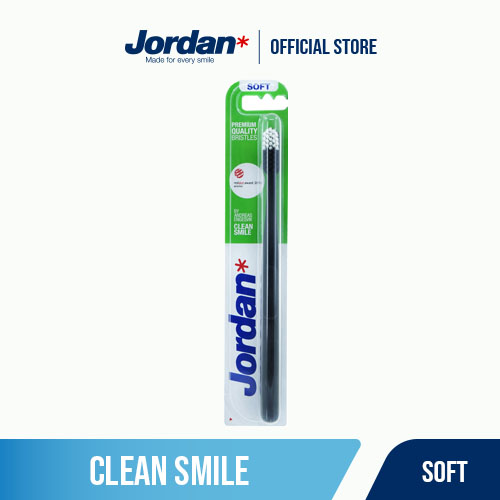 Bộ 2 Bàn chải đánh răng Jordan Clean Smile lông siêu mềm bảo vệ nướu nhạy cảm  - xuất xứ : Malaysia
