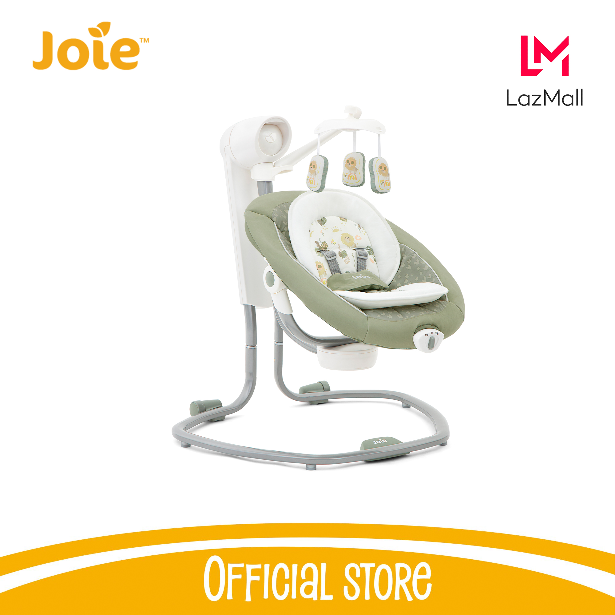 Nôi đưa trẻ em Joie Serina Swivel