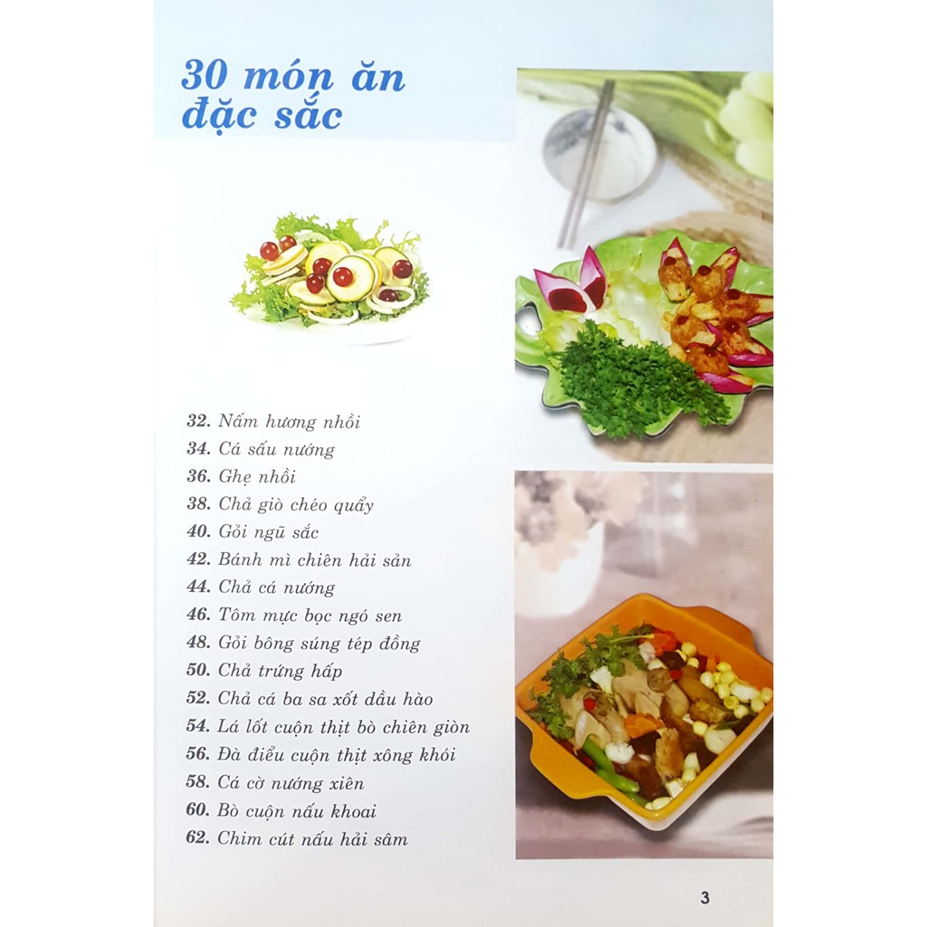 Sách - 30 Món Ăn Đặc Sắc (Đỗ Kim Trung)(VT)