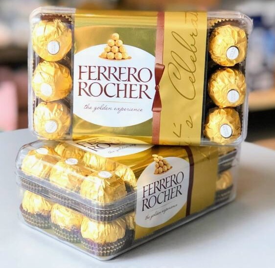 [Hộp 16 viên] Socola Ferrero Rocher Đức 200g - Date T5/2025