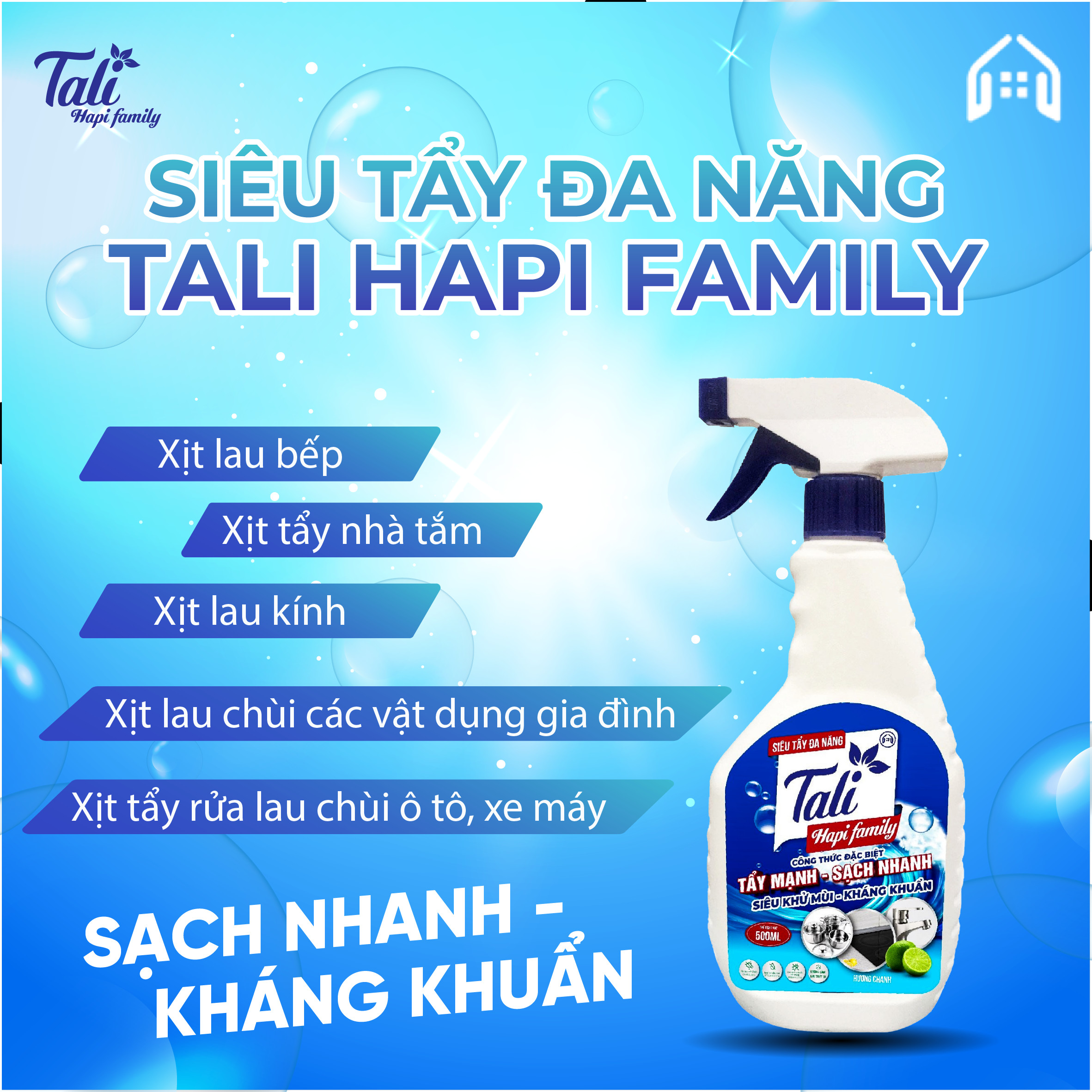 SIÊU TẨY ĐA NĂNG TALI HAPI FAMILY