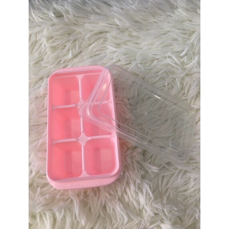 Khay đá nắp đậy 6 viên