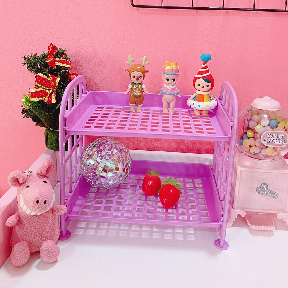 Kệ Nhựa 2 Tầng Để Bàn