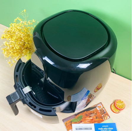 NỒI CHIÊN KHÔNG DẦU ĐIỆN TỬ LOCK&LOCK SUPER JUMBO 7.2L MÀU ĐEN EJF296BLK