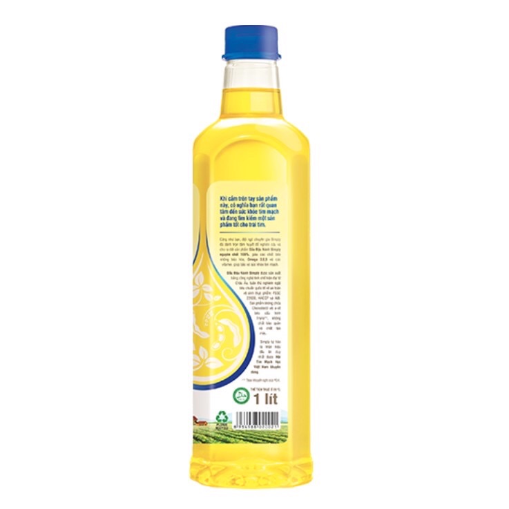Dầu ăn Simply 1l