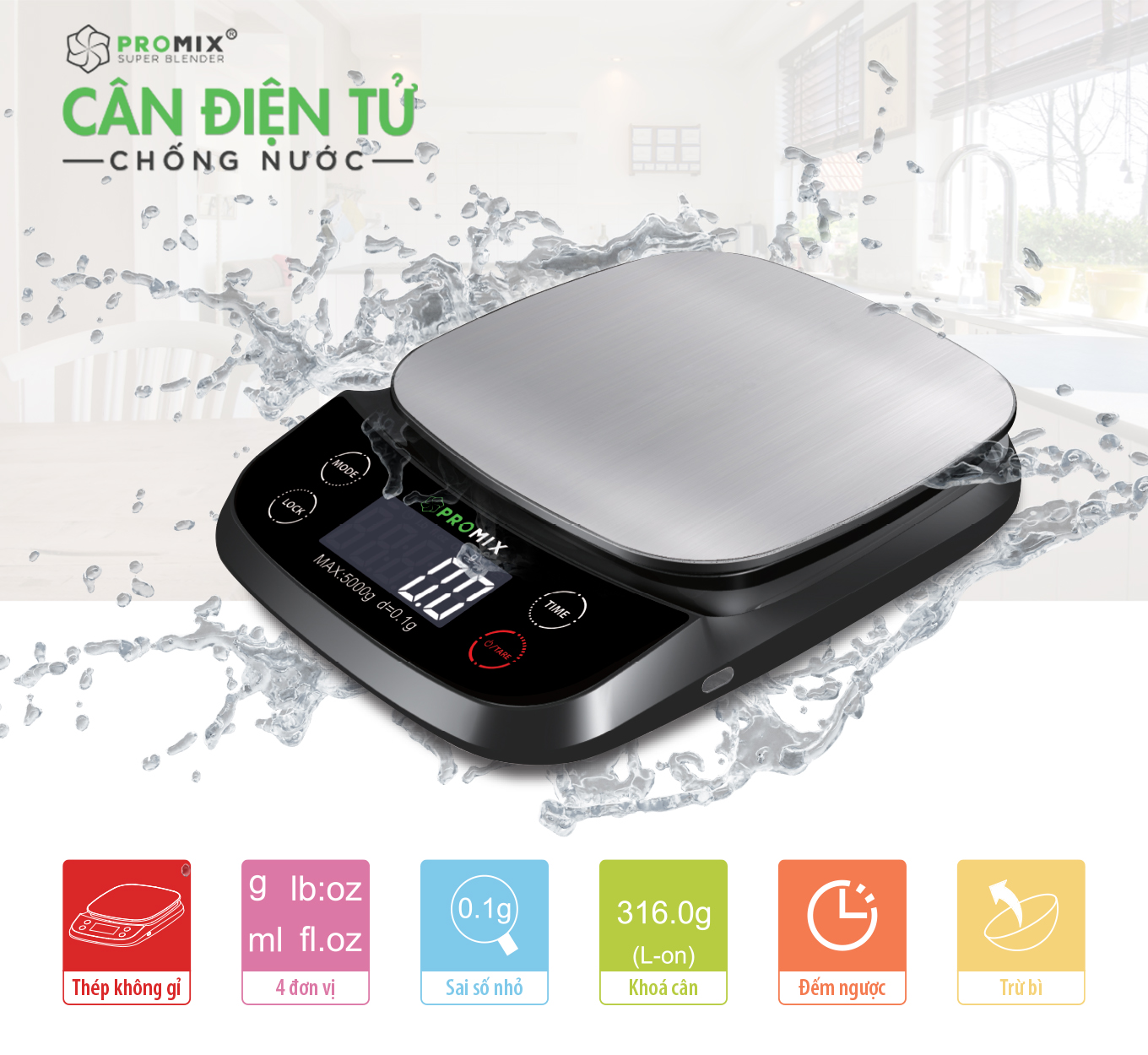 Cân điện tử Promix