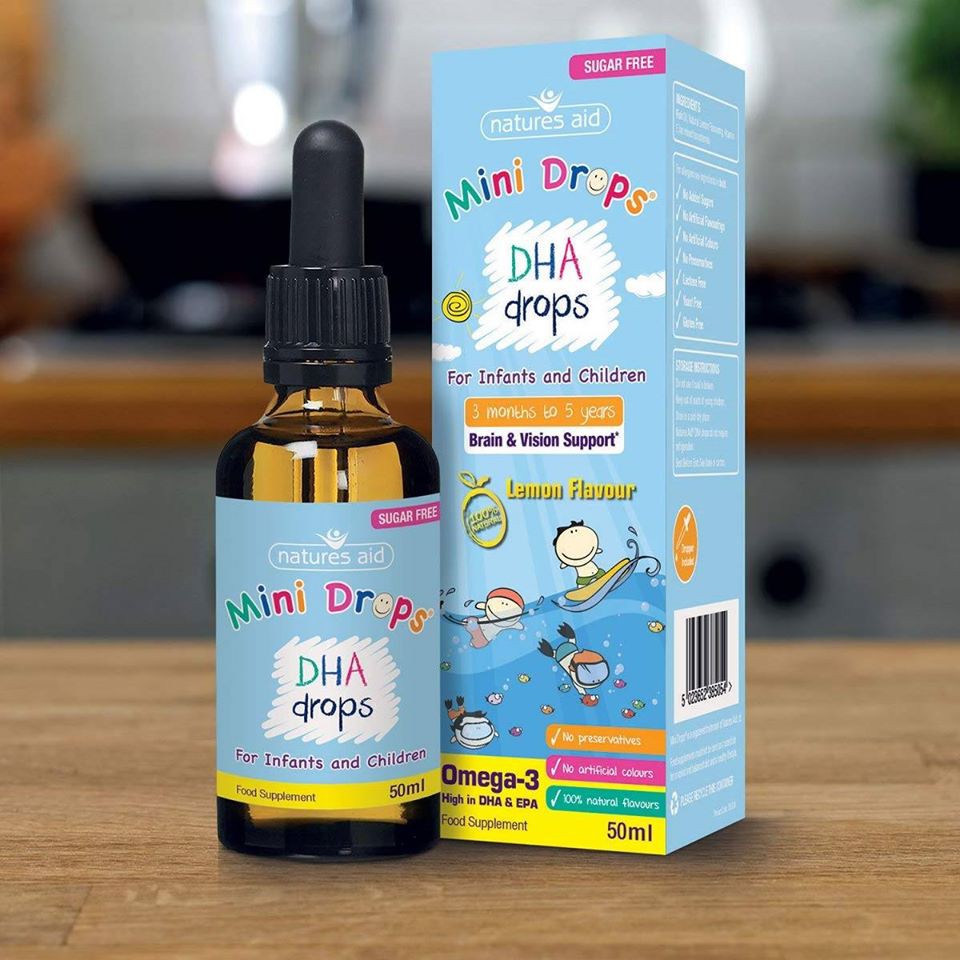 DHA Drops 50ml Dạng Giọt Của Anh Cho Bé