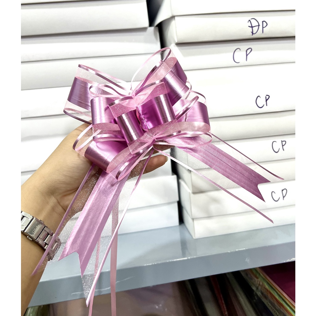NƠ RÚT 5CM KIM SA- XẤP 10 CÁI