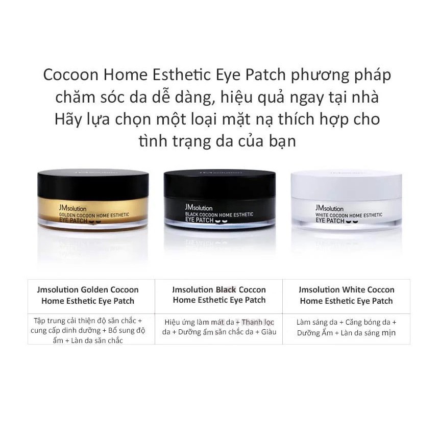 Mặt Nạ Mắt Giảm Thâm, Giảm Bọng Mắt JM SOLUTION EYE 90g/60pcs
