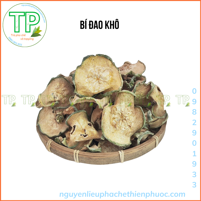 Bí đao sấy khô - bí đao già vị đậm đà giải nhiệt mùa nóng - 100g