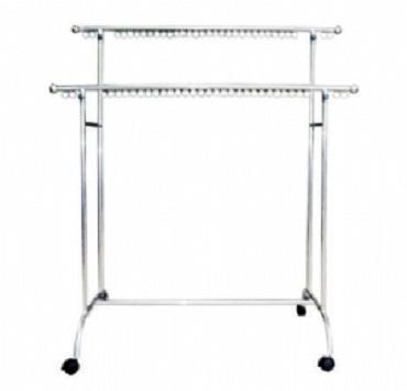 Sào phơi inox đôi có khoen siêu rẻ [sản phẩm của công ty inox Ngọc Tến]