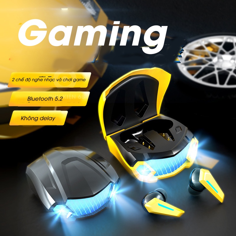 Tai Nghe Gaming M5 PRO Bluetooth Không Dây Thế Hệ Mới, Siêu Phẩm Tai Nghe Gaming Thiết Kế Phong Cách Thể Thao