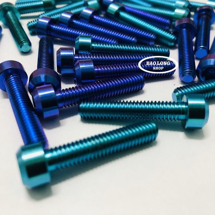Ốc Titan GR5 8li30 gắn mọi loại xe (Titan 100%)xanh tím và xanh lục,Sản Phẩm Chất Lượng, Gian Hàng Uy Tín, Giá Cả Cực Tốt, Mua Ngay.
