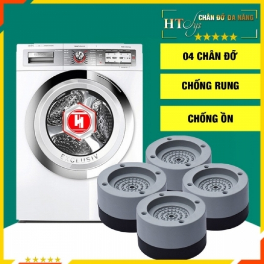 Set 4 Miếng Chân Đế Chống Rung Cho Máy Giặt