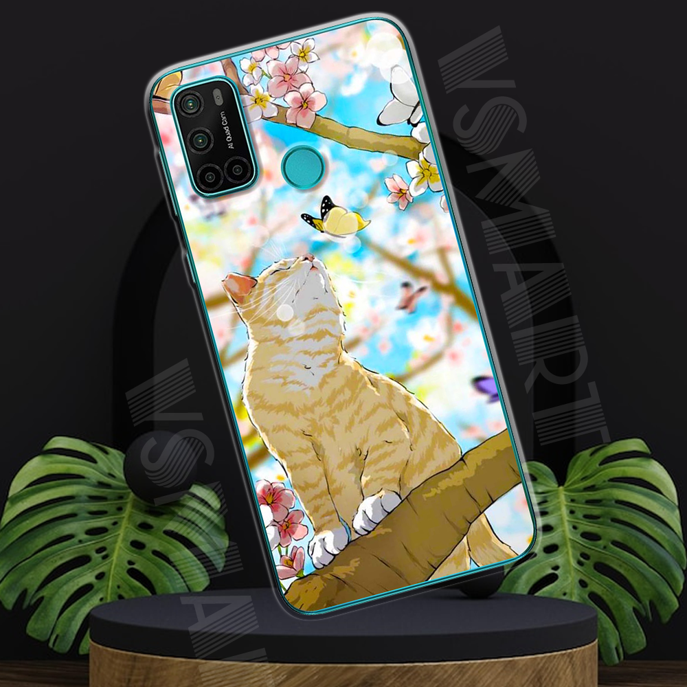 Ốp lưng vsmart joy4 mẫu bst mèo lười tpu
