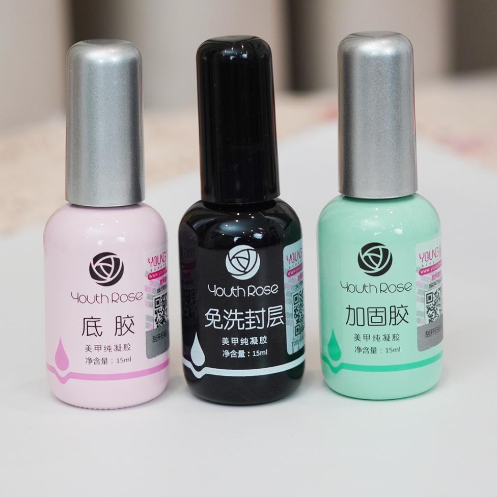 Base, top, cứng móng hoa hồng 15ml