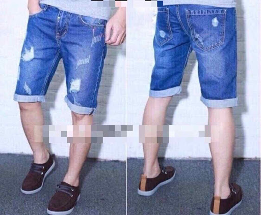 [HCM]Quần Short Jean Nam Cotton Cao Cấp ht