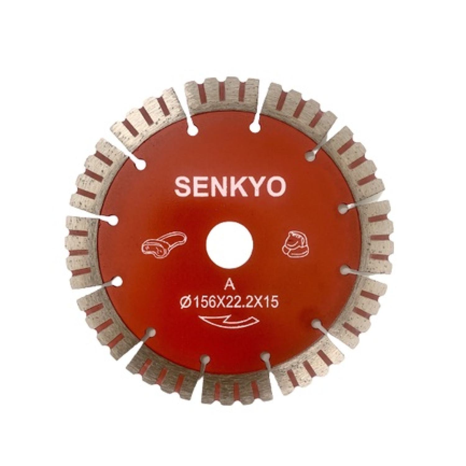 Lưỡi cắt gạch | lưỡi xẻ tường 125mm 156mm senkyo