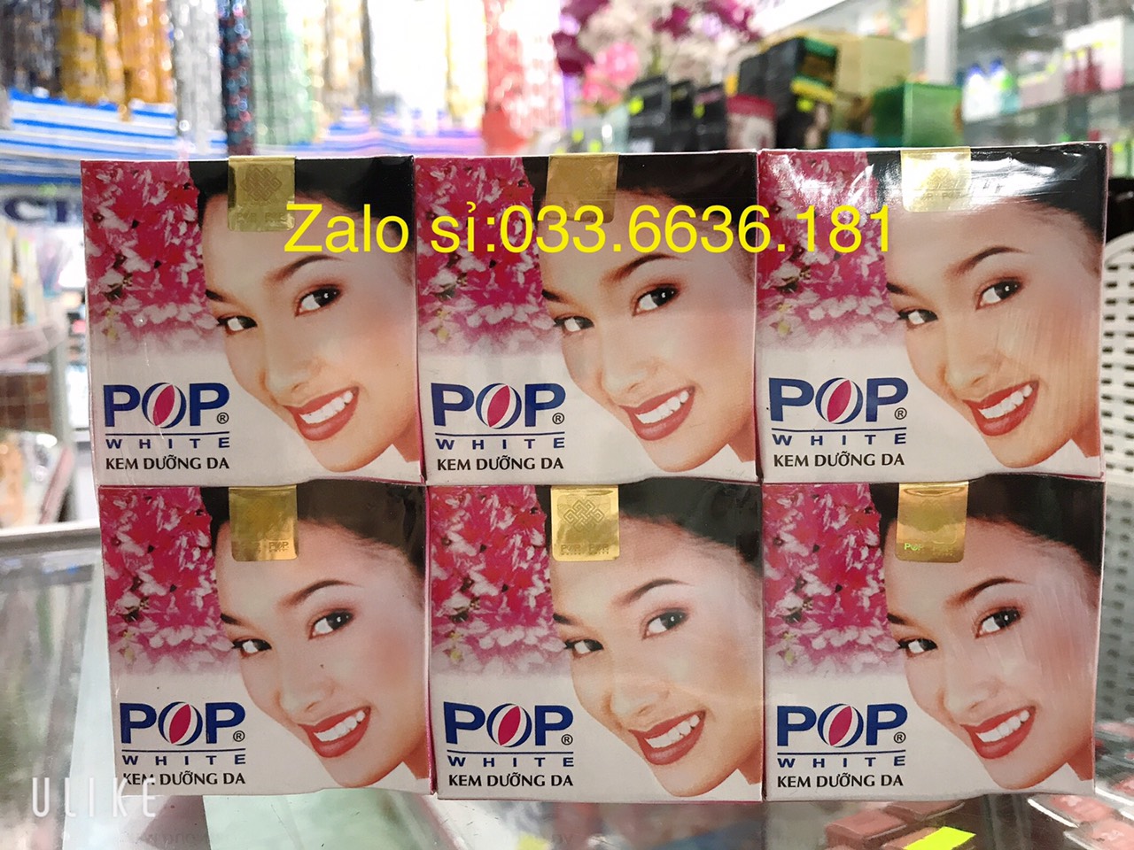 Sỉ lố 12 hủ kem pop thái lan hủ 5g (hàng thường)