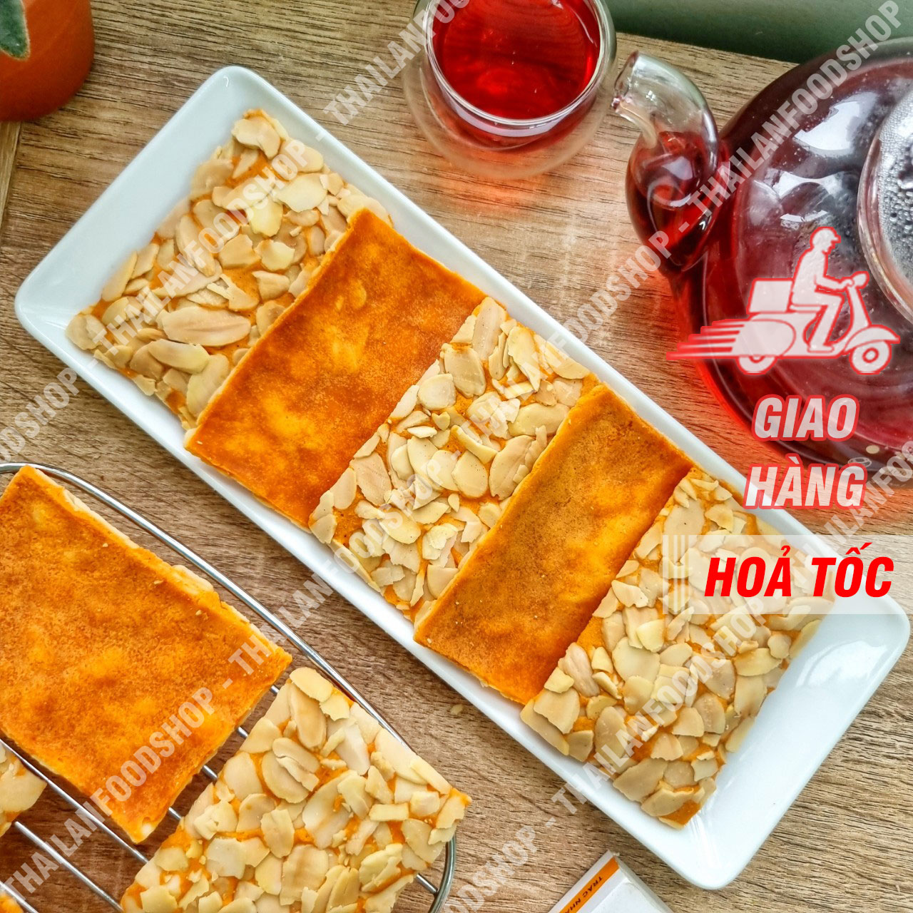 Bánh Ngói Hạnh Nhân Trứng Muối - Lon 300gr