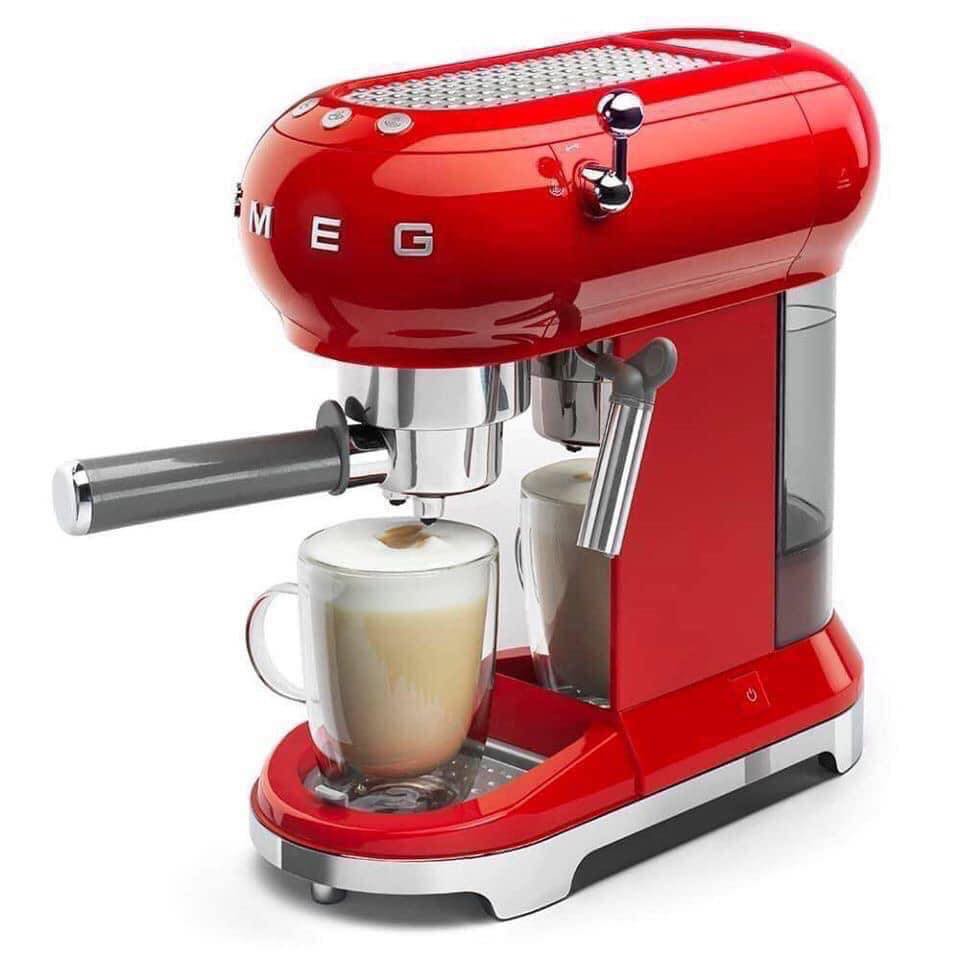 [Trả góp 0%]MÁY PHA CAFE CAO CẤP SMEG ECF01RDEU