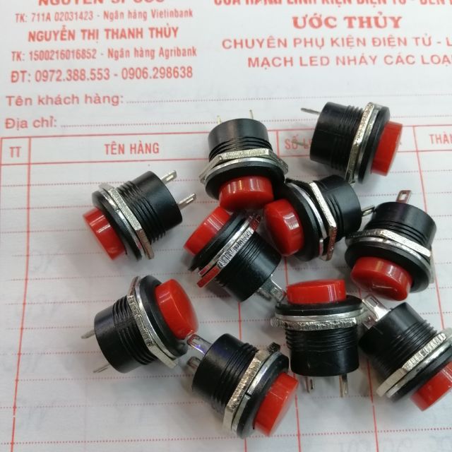 10c Công tắc đề 2 chân nhấn nhả