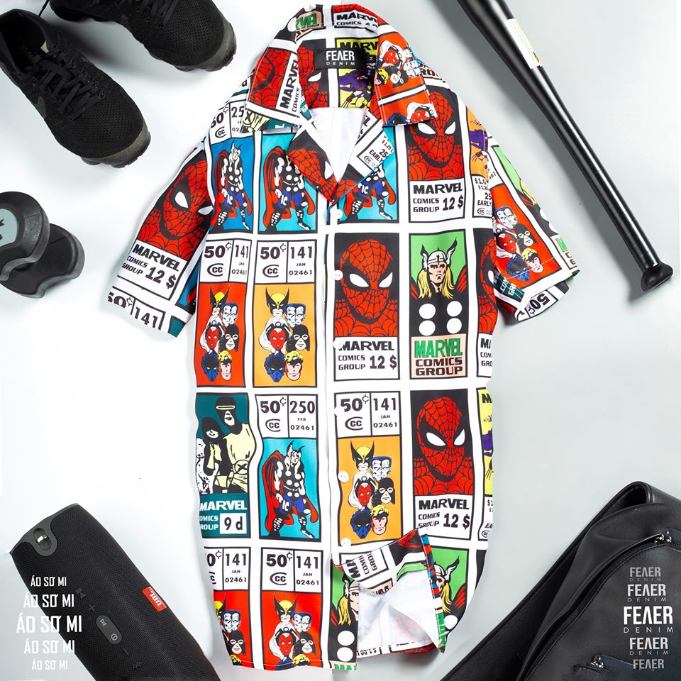 Áo Sơ Mi Marvel Comic