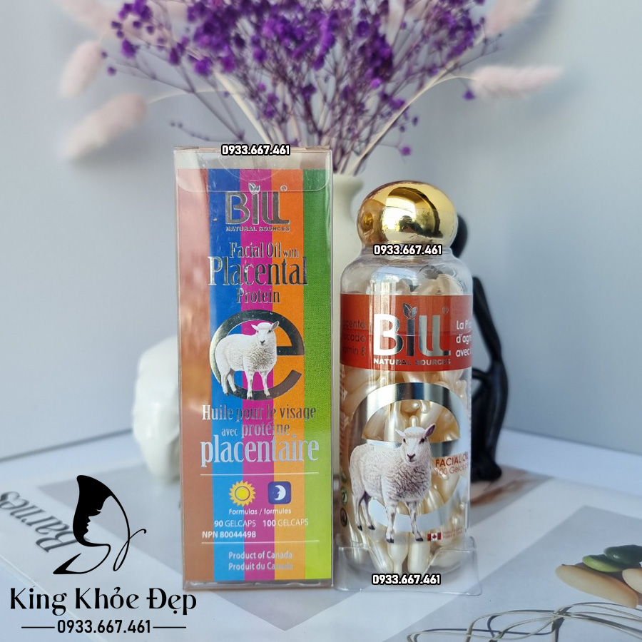 Viên bôi nhau thai cừu bơ 100 viên
