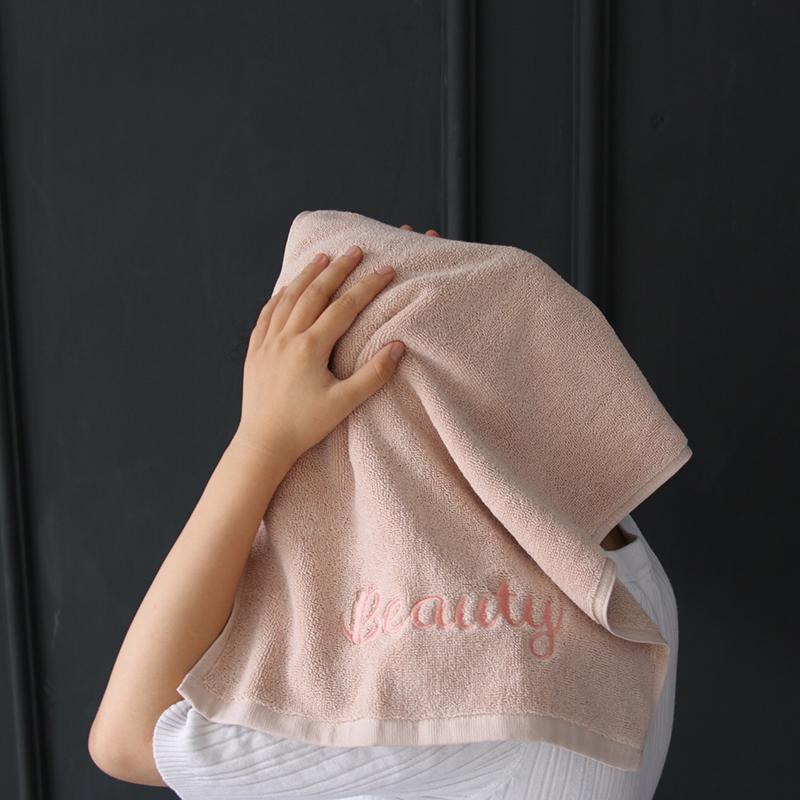 Bắc Âu Trong Gió Dày Hút Nước 100% Cotton Khăn Mặt Vài Khăn Tắm Tiếng Anh Nghề Thêu Màu Khăn Mặt Khăn Mặt 100% Cotton