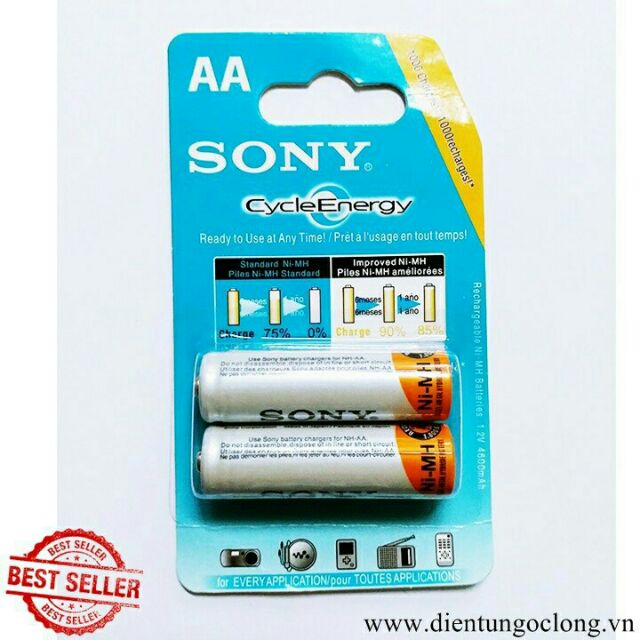 PIN SẠC AA SONY