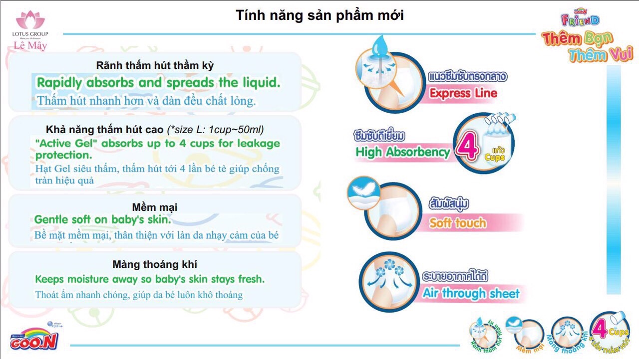 Bỉm Goon Friend quần