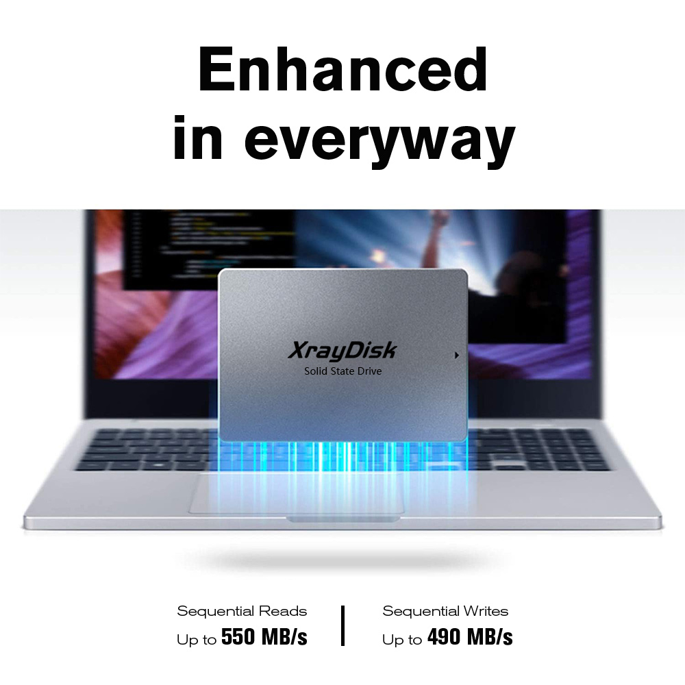 Xraydisk Ổ Cứng SSD Hdd 2.5 SATA3 128GB 256GB Hdd 2.5 Hard Disk Disc 2.5 " Internal Solid State Drive For Laptop&Desktop