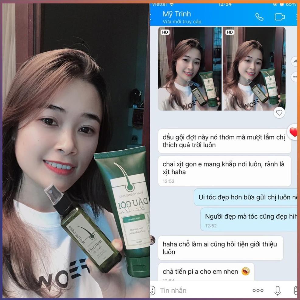 Combo Mọc tóc Đinh Hương Nhu - Xịt Tóc - Dầu gội
