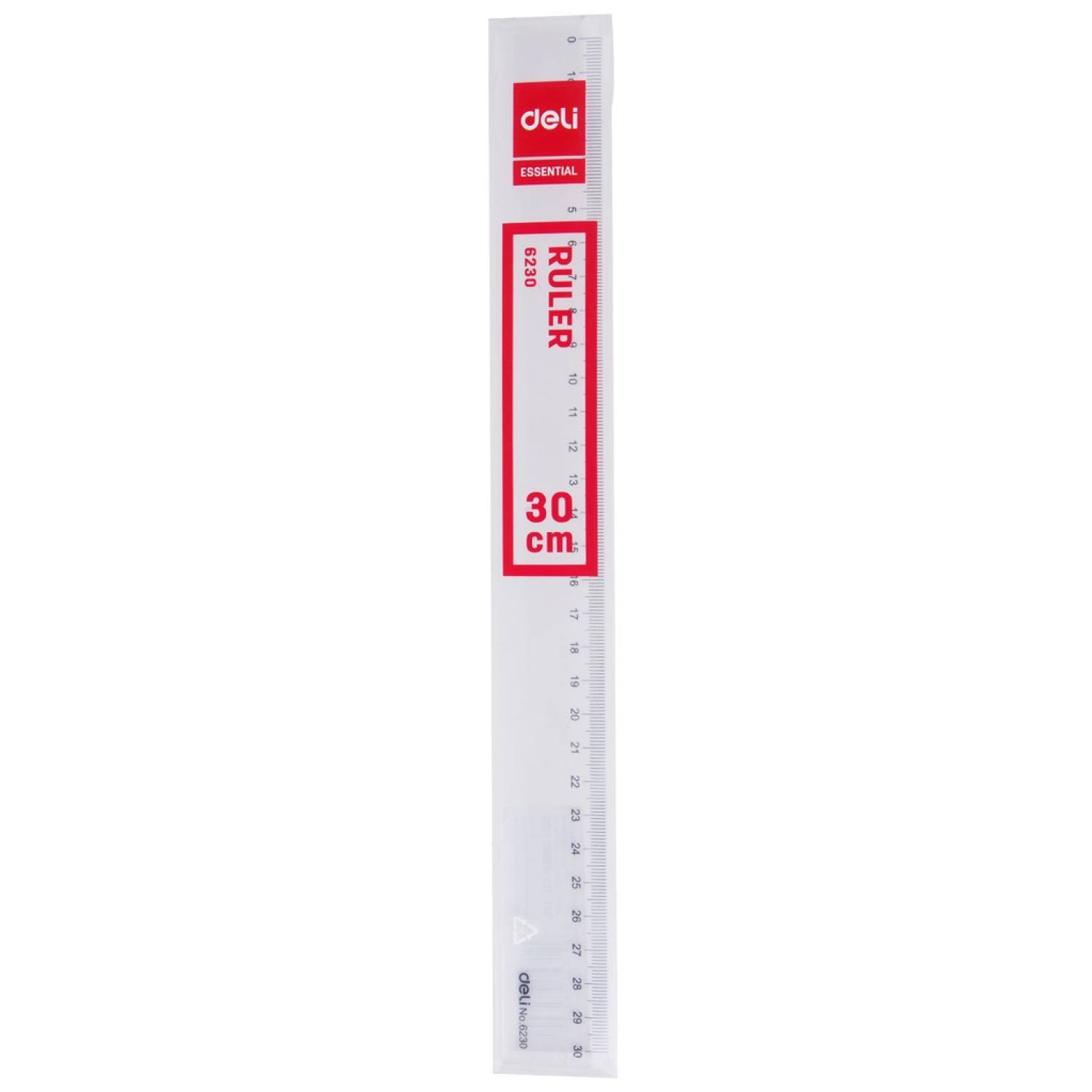 Thước kẻ Deli trong suốt - 20/30cm - 1 chiếc - E6220/ E6230