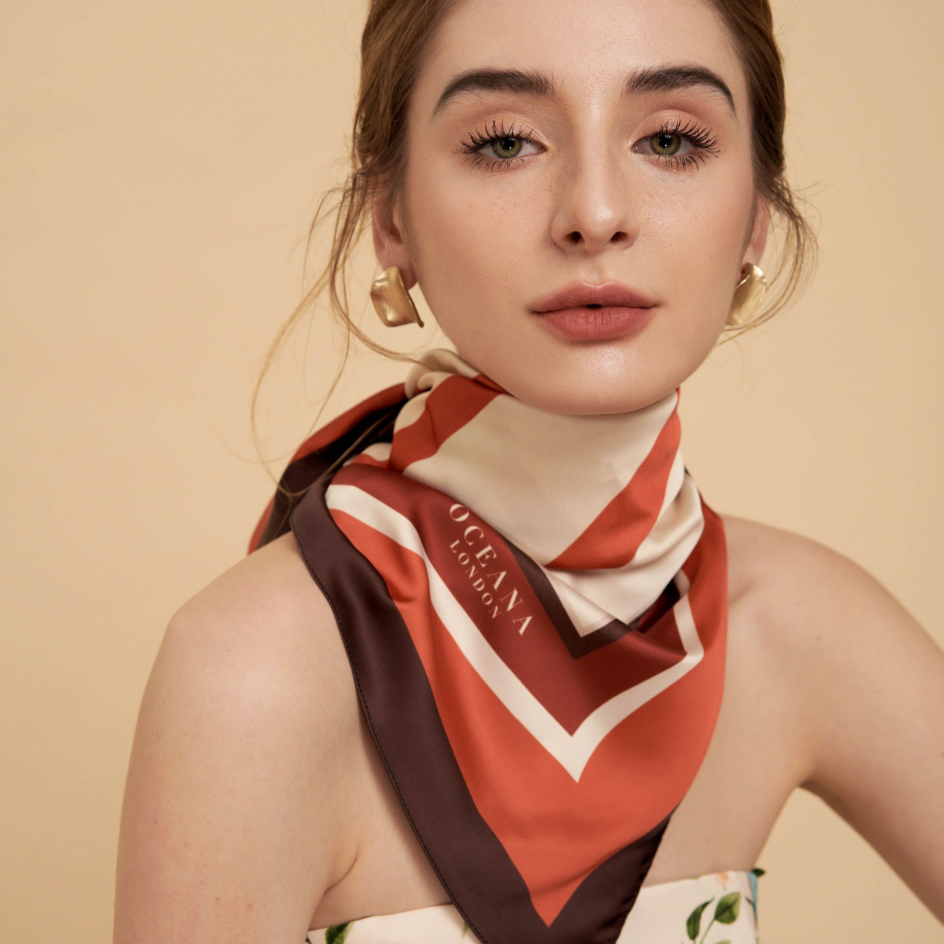 Oceana London - Khăn lụa vuông Malina Scarf