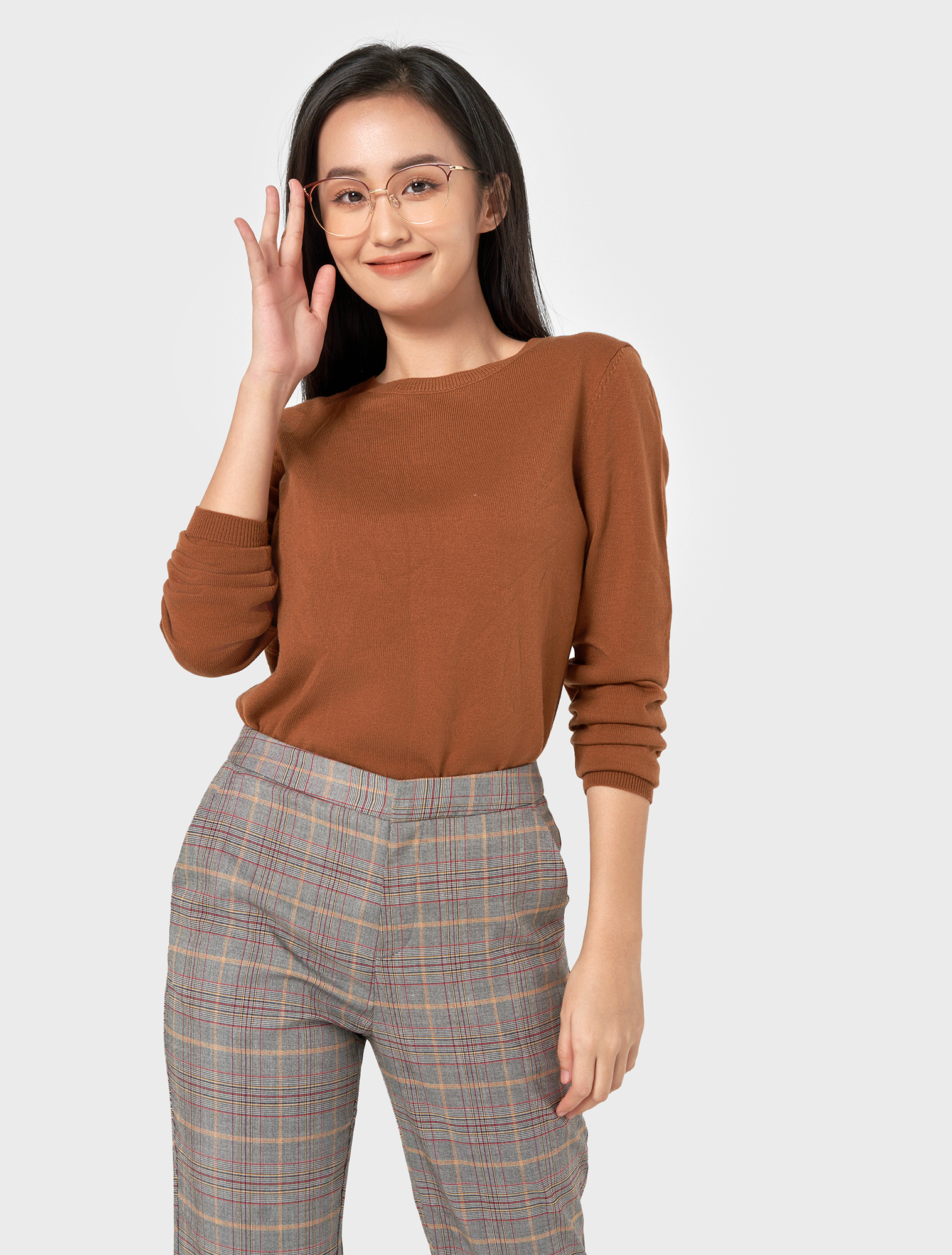 [15-17.5 VOUCHER TỚI 400K] Áo len nữ CANIFA cổ tròn 6TE22W001