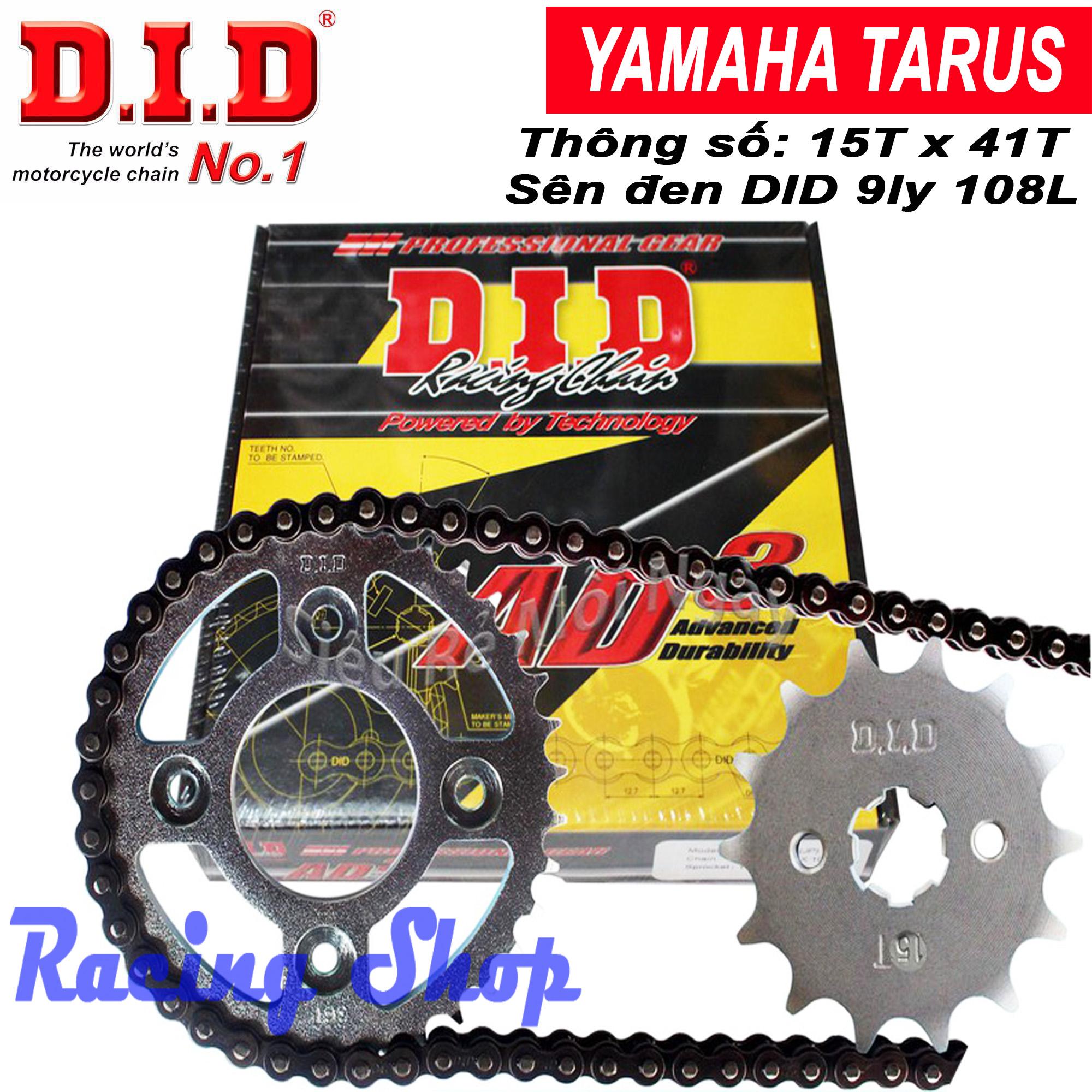 Nhông sên dĩa yamaha taurus – sên đen 9ly did ad3 - thái lan