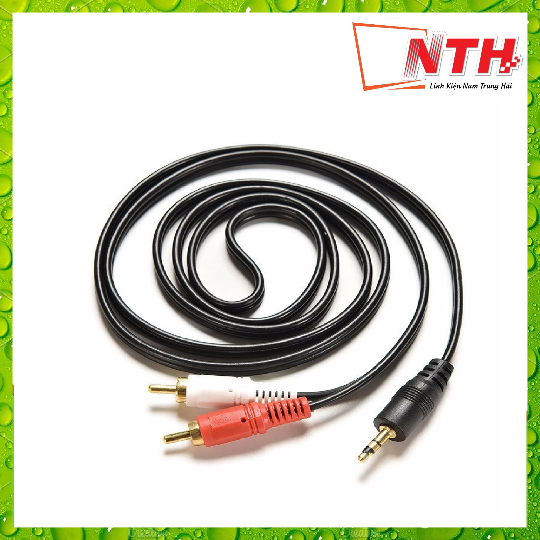 [HCM]Dây loa 1/2 3m ( Dây loa 1 ra 2 bông sen)