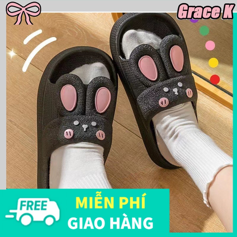 Dép lê thỏ đáng yêu dép lê học sinh nữ mùa hè