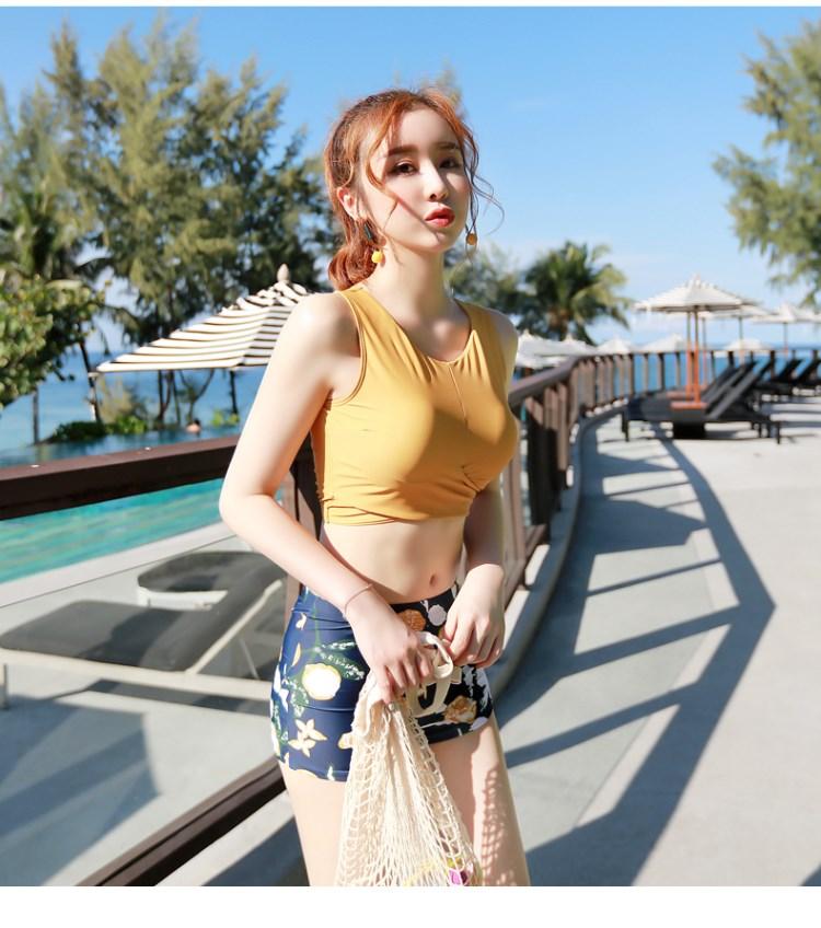 Bộ Đồ Bơi Bikini 2 Mảnh 3 Chi Tiết Trẻ Trung