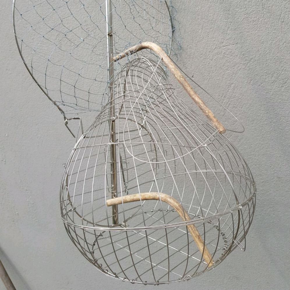 Lồng bẫy các loại chim chào mào, khướu, mi chất liệu inox tặng cóng